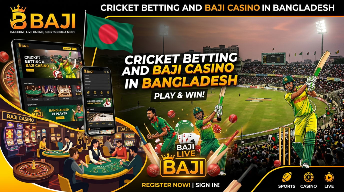 Baji live cricket betting and casino in Bangladesh